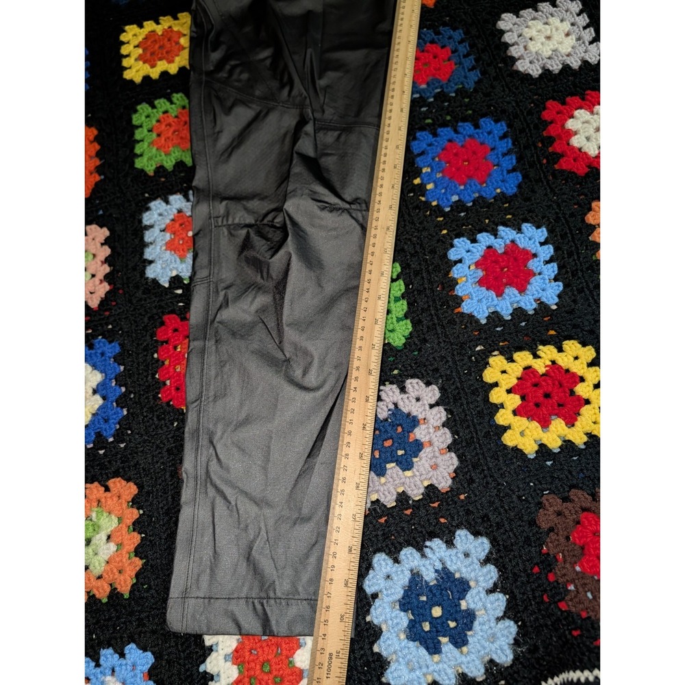 ASICS Vintage Womens Nylon Track Pants Trousers Training Black Joggers - Picture 2 of 10